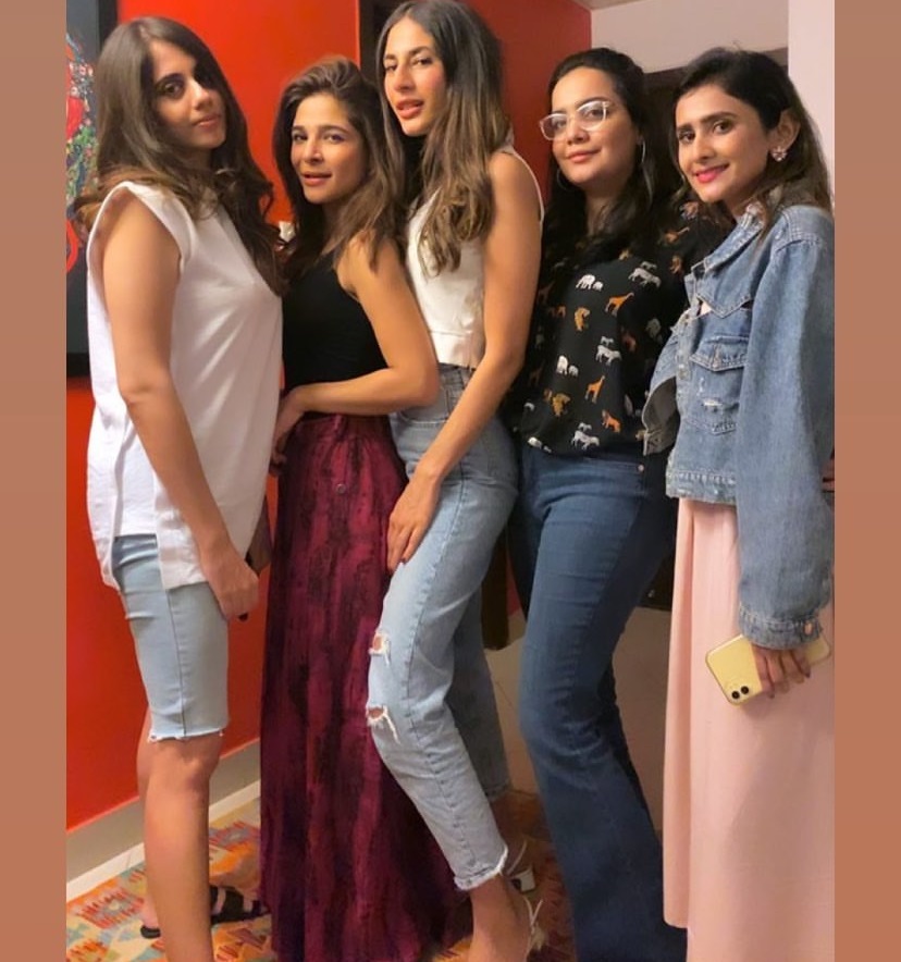 Ayesha Omar Celebrating her Birthday with her Friends