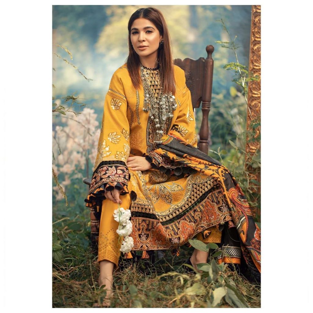 Maryam Hussain Latest Collection Featuring Ayesha Omar