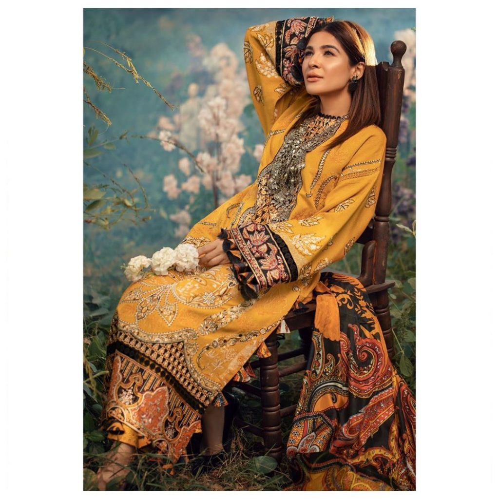 Maryam Hussain Latest Collection Featuring Ayesha Omar