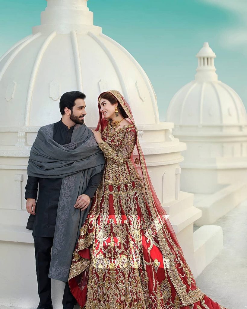 Azfar Rehman And Kinza Hashmi Featured For Erum Khans Latest Collection