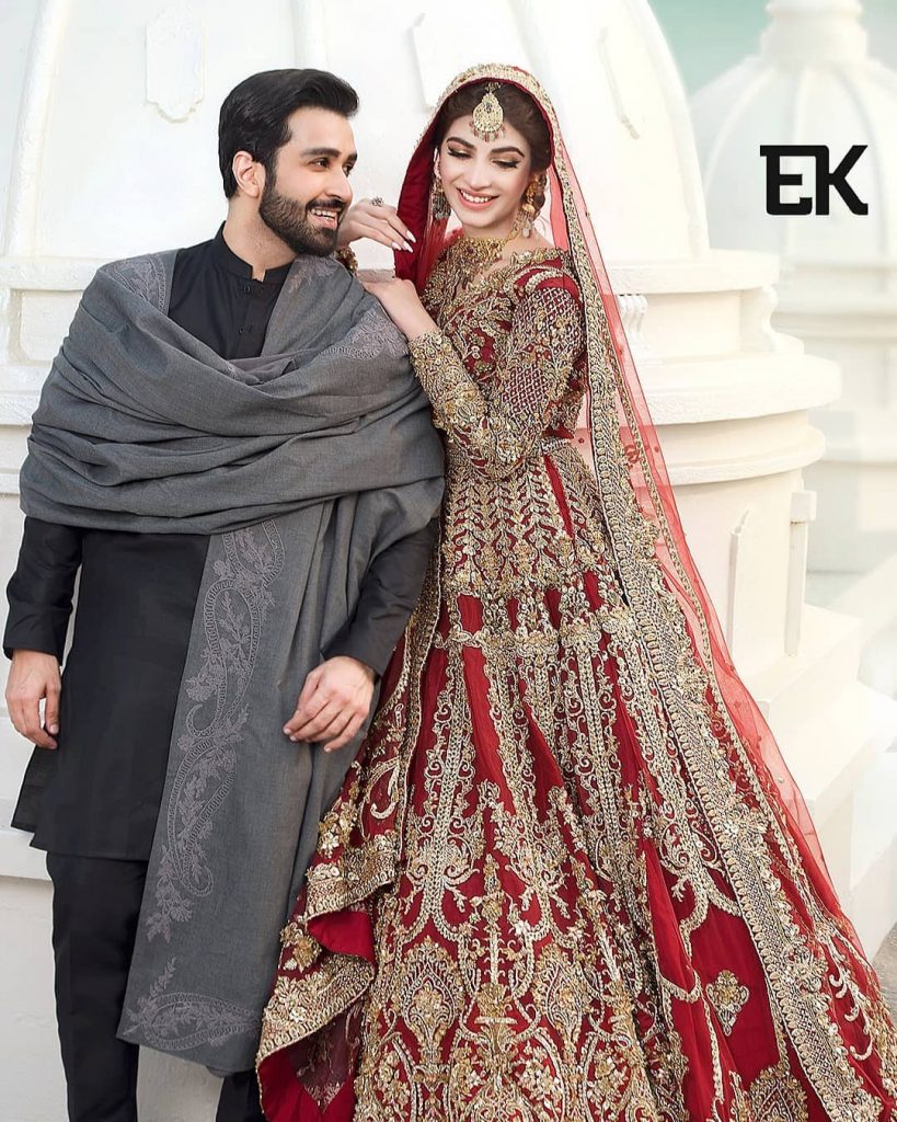 Azfar Rehman And Kinza Hashmi Featured For Erum Khans Latest Collection