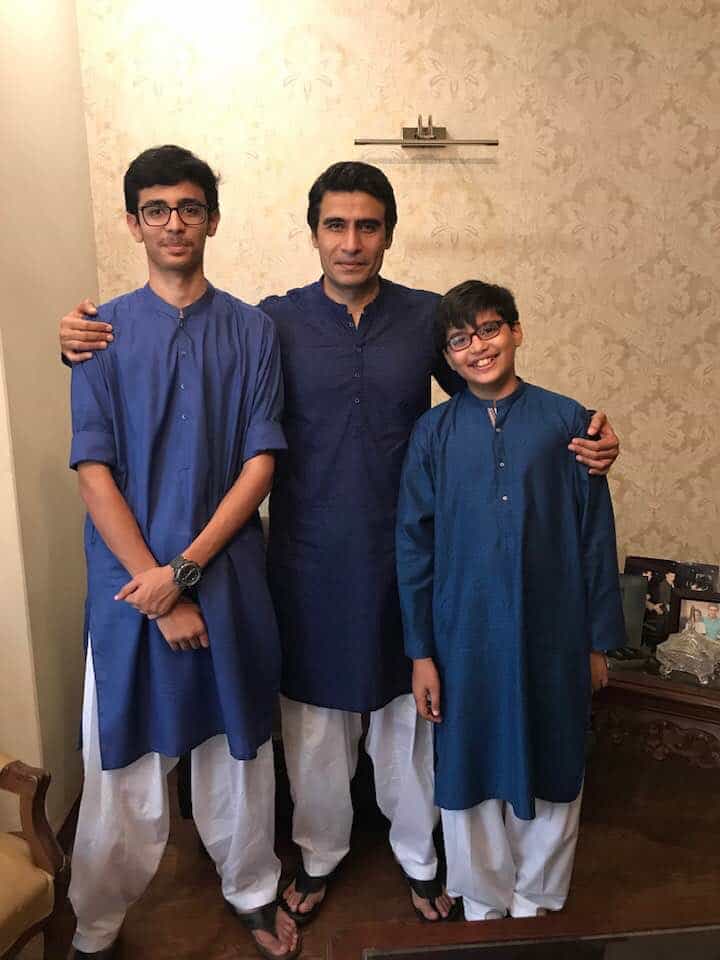Beautiful Pictures Of Farhan Ally Agha And His Family