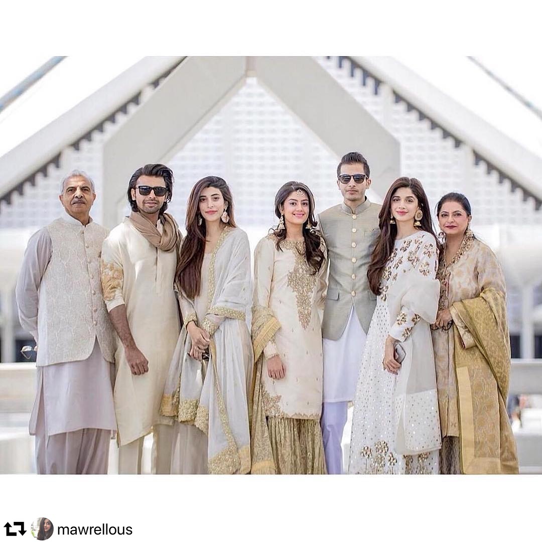 Urwa and Mawra Hocane Brother Inse Yazdan with his Wife