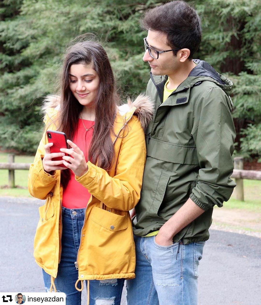 Urwa and Mawra Hocane Brother Inse Yazdan with his Wife