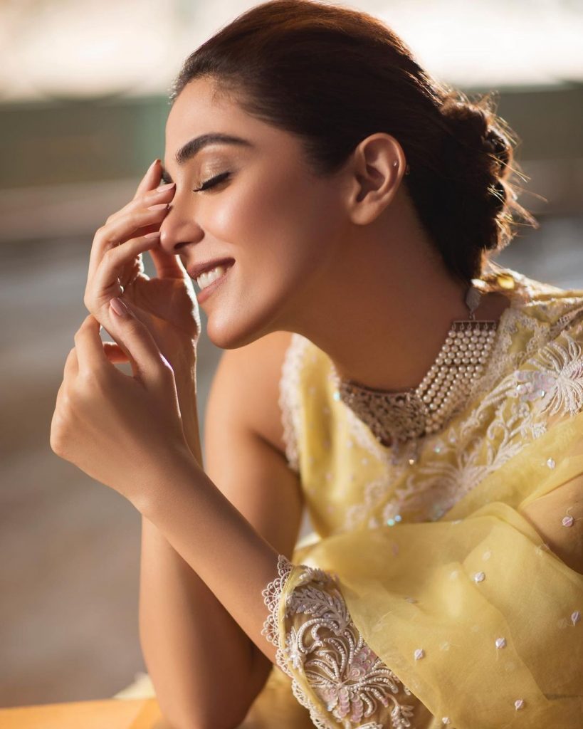 Beautiful Collection of Sarees of Maya Ali