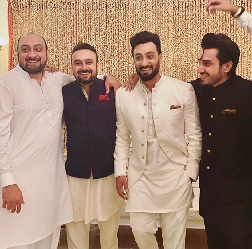 Siblings Of Sana Javed At Her Wedding