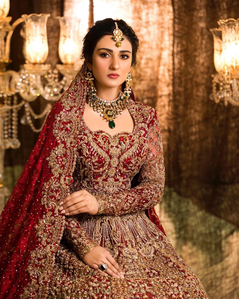 Gorgeous Sarah Khan Looks Radiant In Her Latest Bridal Shoot Reviewit Pk