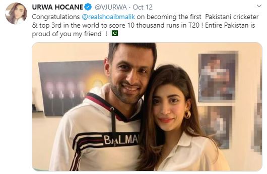 Pakistani And International Celebrities Congratulate Shoaib Malik On his Massive Success