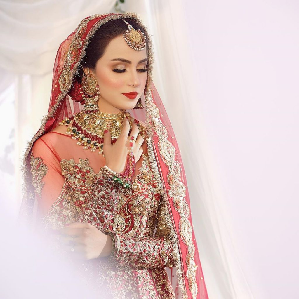 Latest Bridal Shoot Presenting Nimra Khan