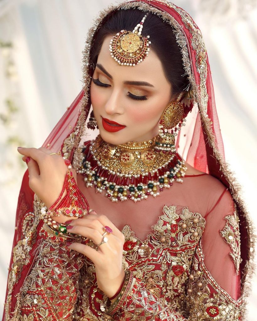 Latest Bridal Shoot Presenting Nimra Khan