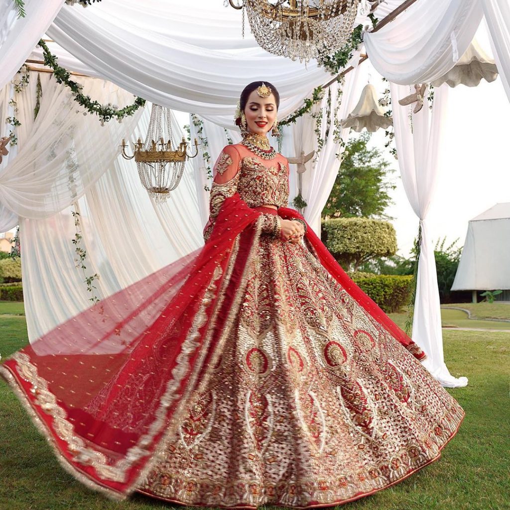 Latest Bridal Shoot Presenting Nimra Khan