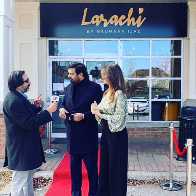 Naumaan Ijaz With His Family At The Launch Of Larachi By Naumaan Ijaz