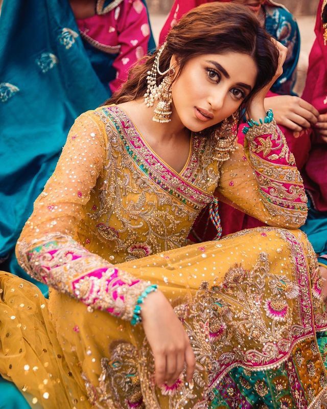 25 Beautiful Pictures Of Sajal Ali In Yellow