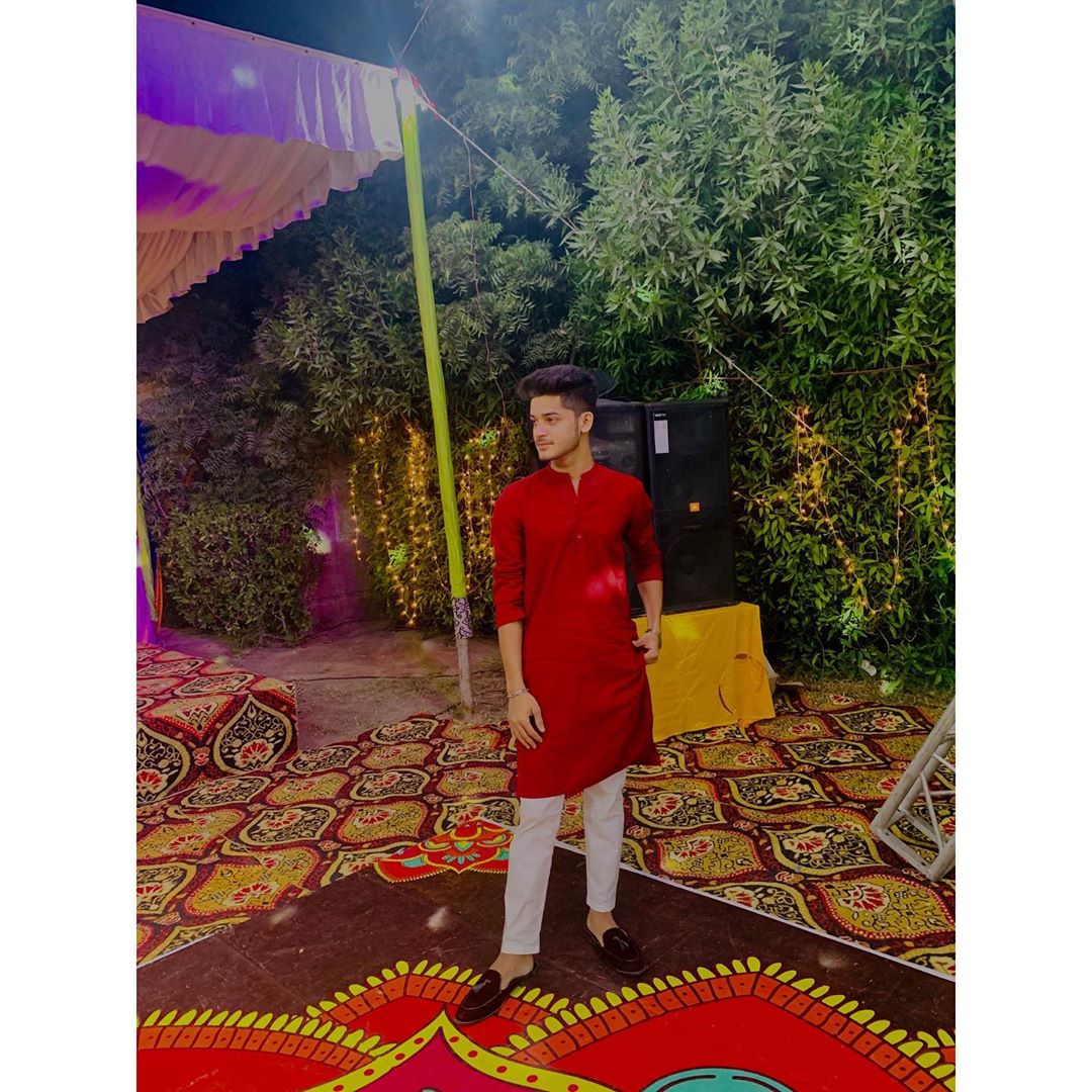 Aiman Khan Spotted at Family Wedding Event