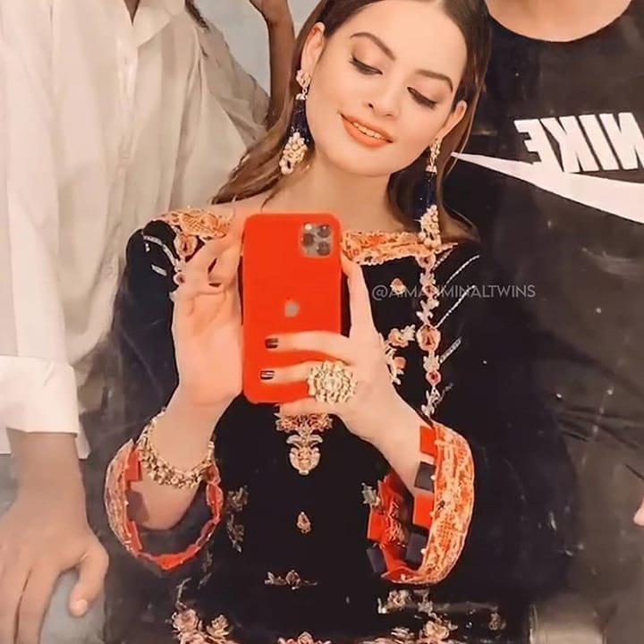 Aiman Khan Spotted at Family Wedding Event