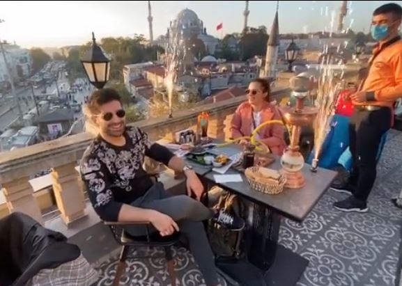 Aiman Khan and Muneeb Butt in Turkey - Day 2