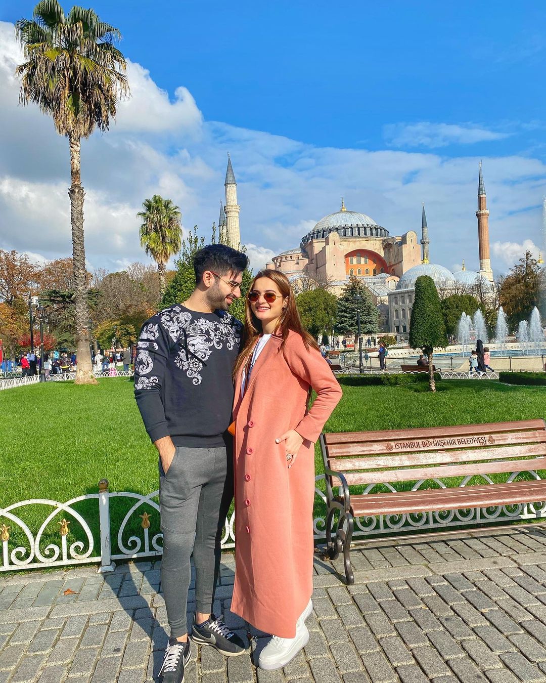 Aiman Khan and Muneeb Butt in Turkey - Day 2