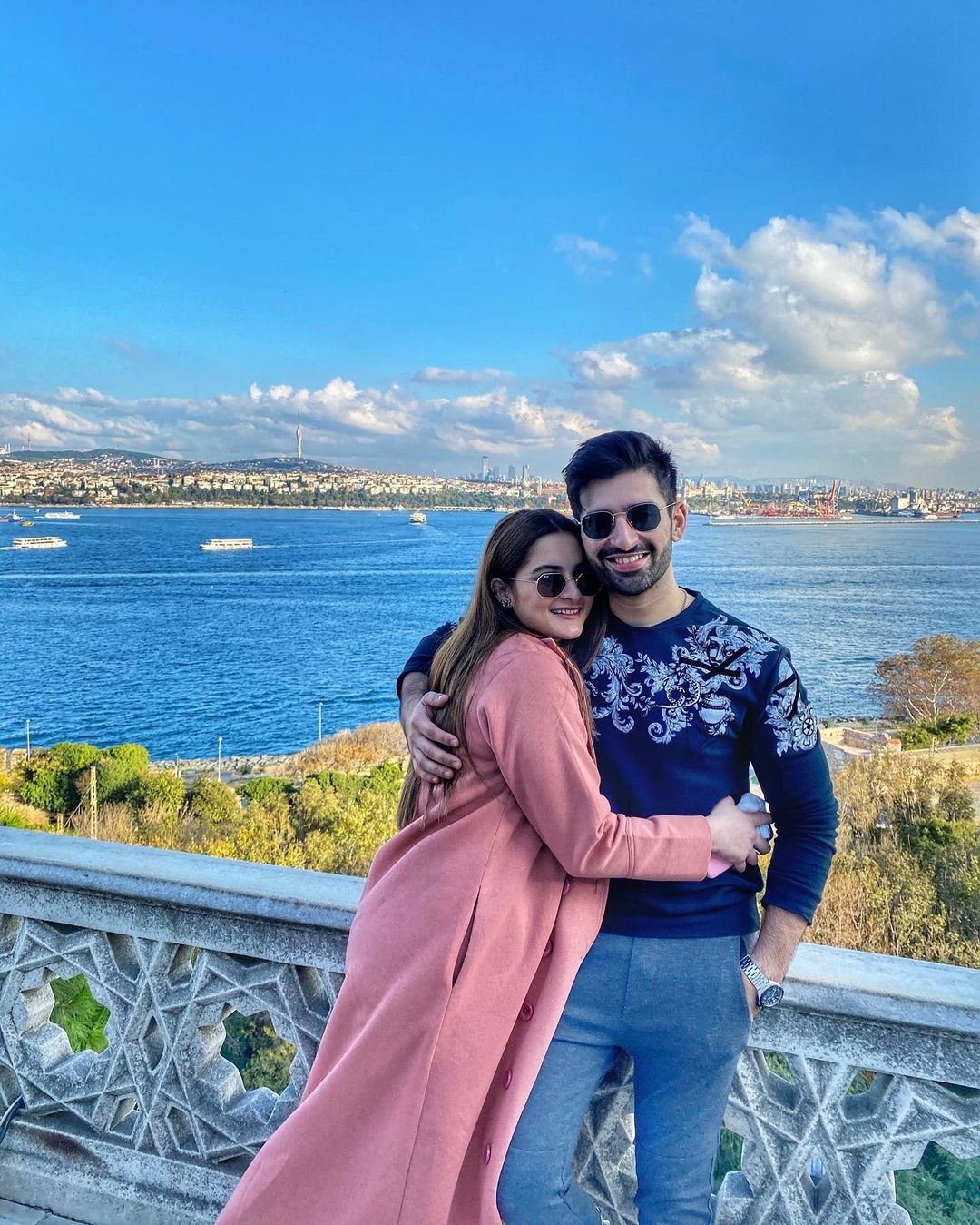 Aiman Khan and Muneeb Butt in Turkey - Day 2