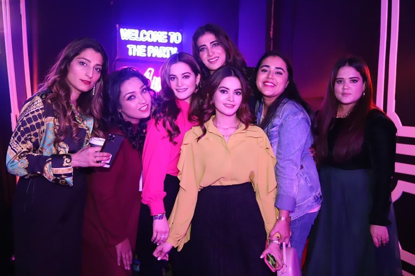 Aiman Khan and Minal Khan Birthday Party