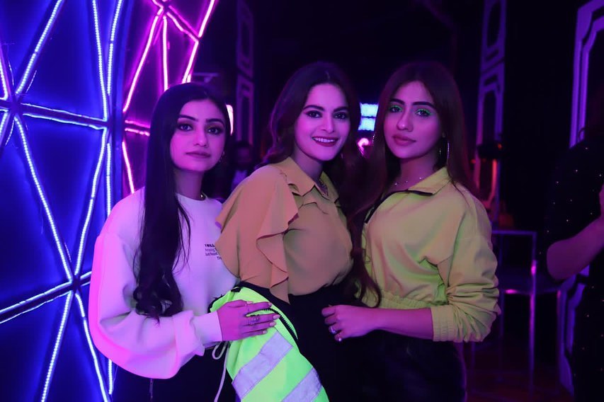 Aiman Khan and Minal Khan Birthday Party