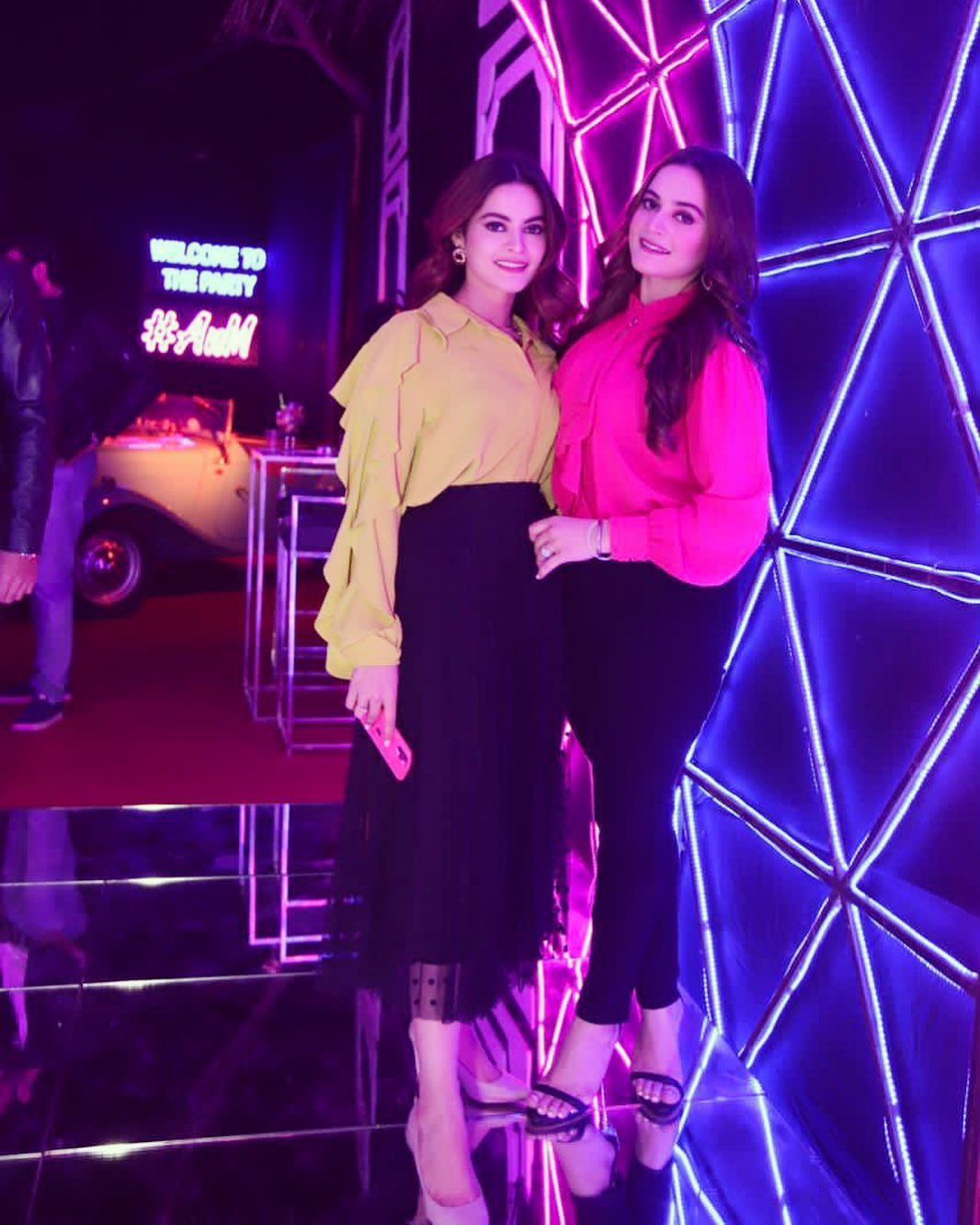 Aiman Khan and Minal Khan Birthday Party