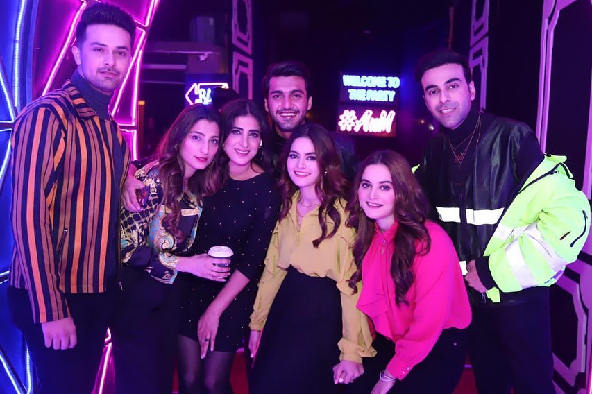 Aiman Khan and Minal Khan Birthday Party