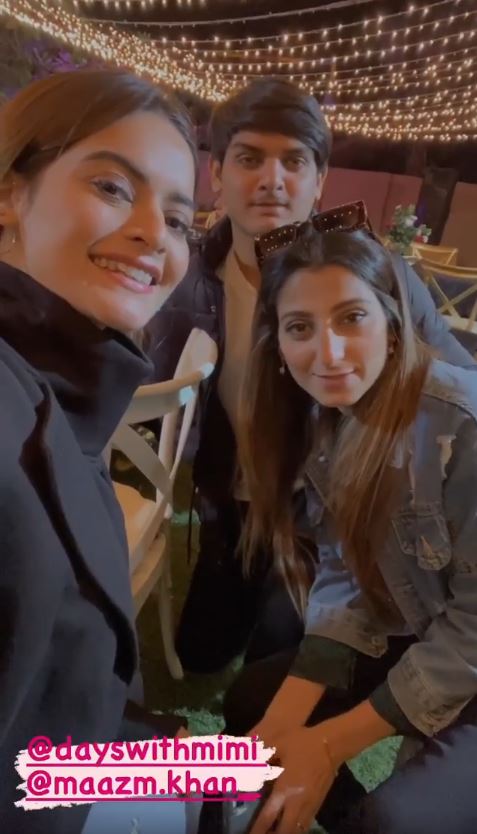 Aiman Khan and Minal khan Birthday with Amal