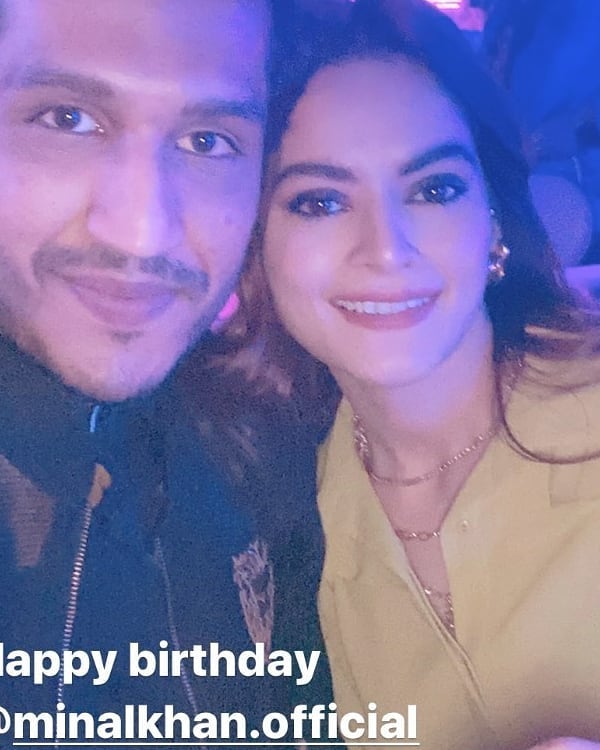 Aiman Khan and Minal Khan Birthday Party