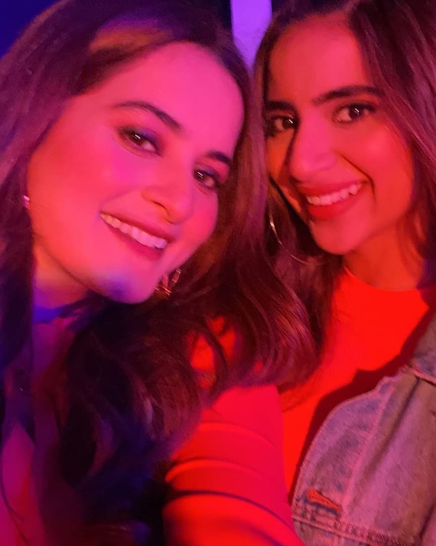 Aiman Khan and Minal Khan Birthday Party