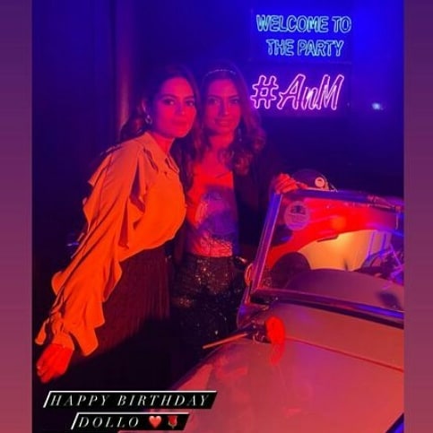 Aiman Khan and Minal Khan Birthday Party