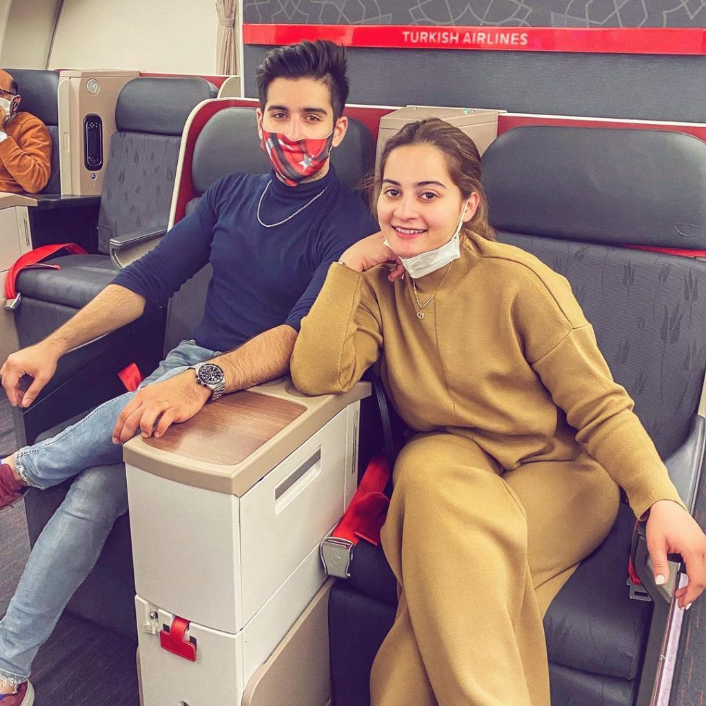 Aiman Khan and Muneeb Coming Back to Pakistan