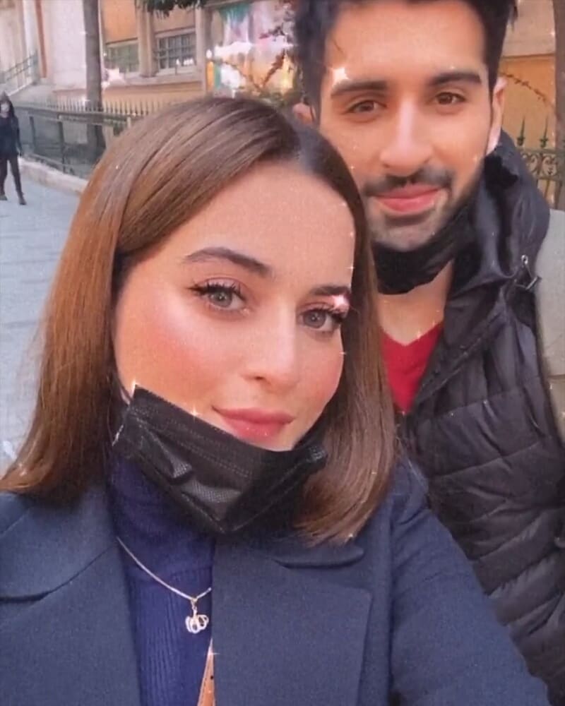 Aiman Khan and Muneeb Butt Enjoying Holidays in Turkey - Day 1