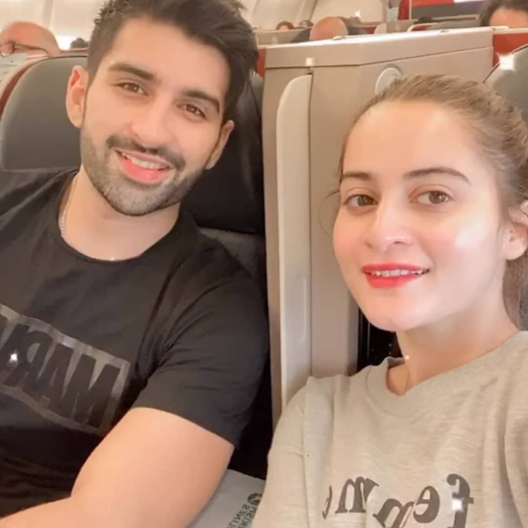 Aiman Khan and Muneeb Butt Enjoying Holidays in Turkey - Day 1