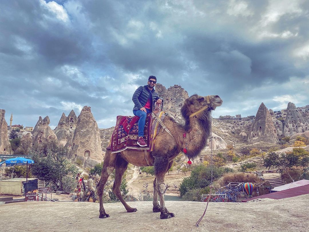 Aiman Khan and Muneeb Butt in Capadokia Turkey
