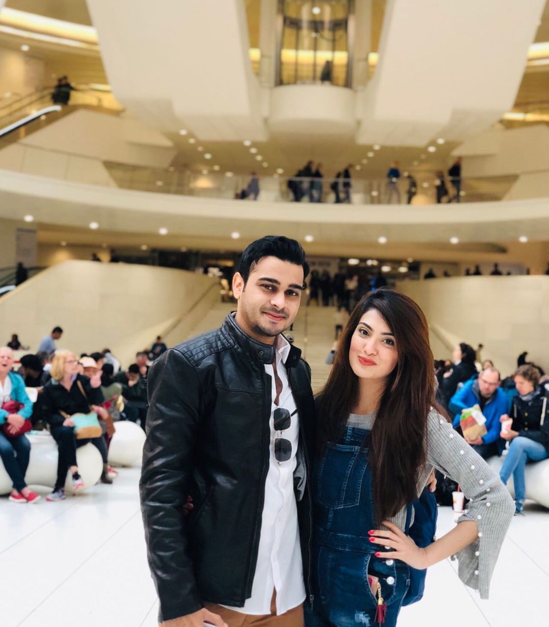 Actress Alizeh Tahir Pictures with her Husband from Different Countries