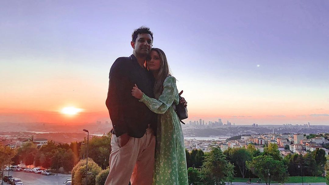 Armeena Khan Latest Pictures with her Husband