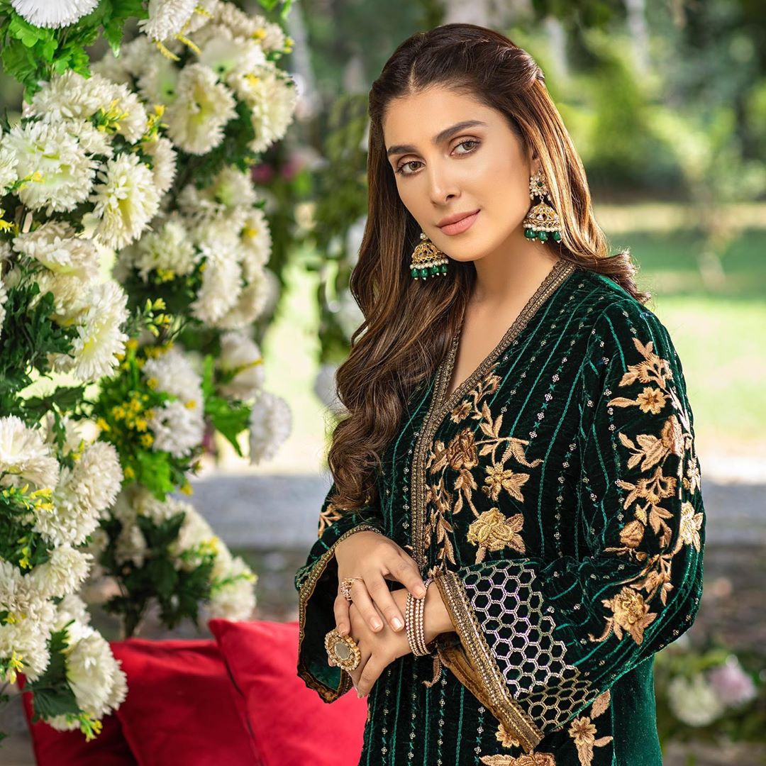 Azure Velvet Winter Collection 2020 Featuring Ayeza Khan