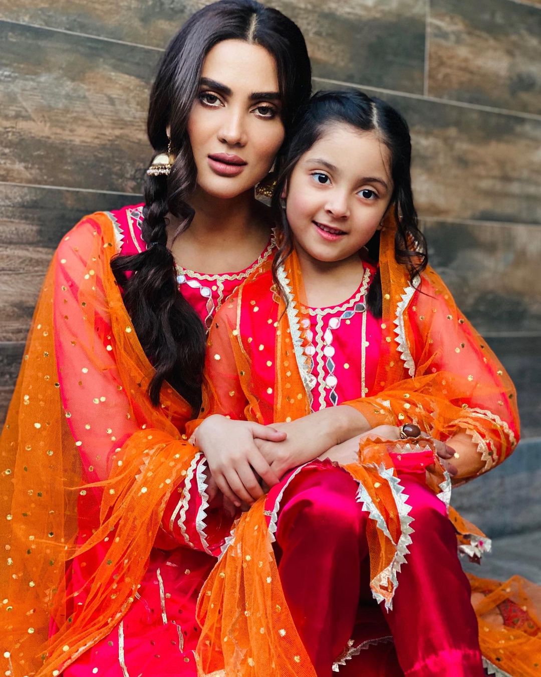 Actress Fiza Ali with her Cute Daughter Faraal - Adorable Pictures