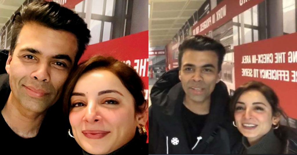 Sarwat Gilani Meeting With Karan Johar