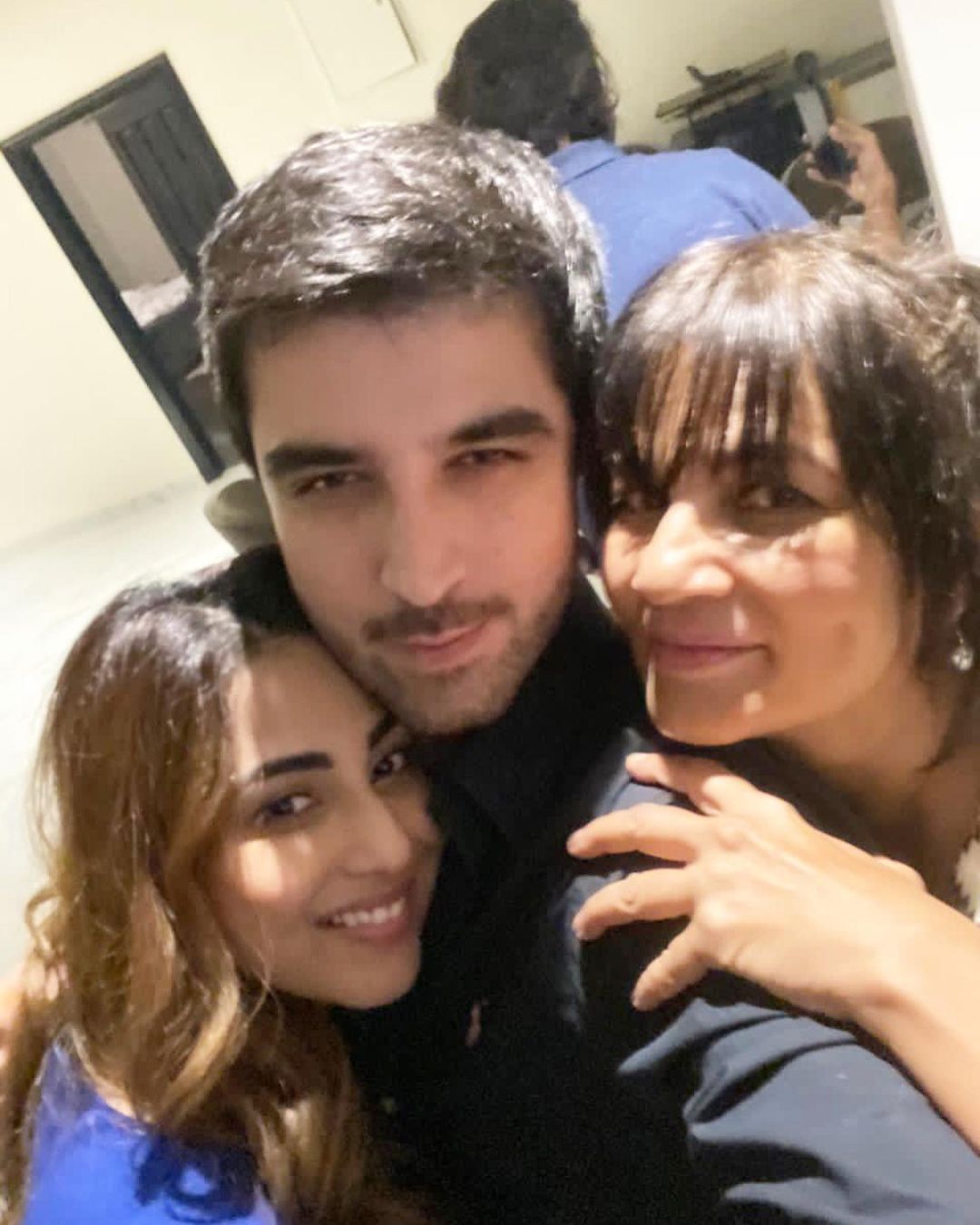 Frieha Altaf Latest Clicks with Celebrities in a Party