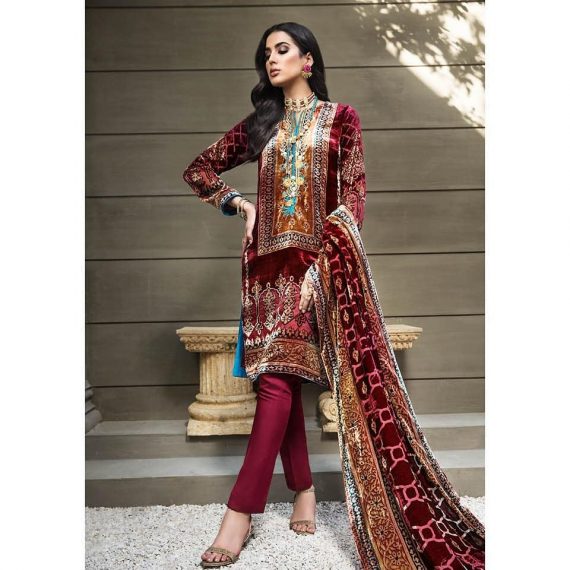 Gul Ahmed Winter Collection 2020 - Pictures And Prices | Reviewit.pk