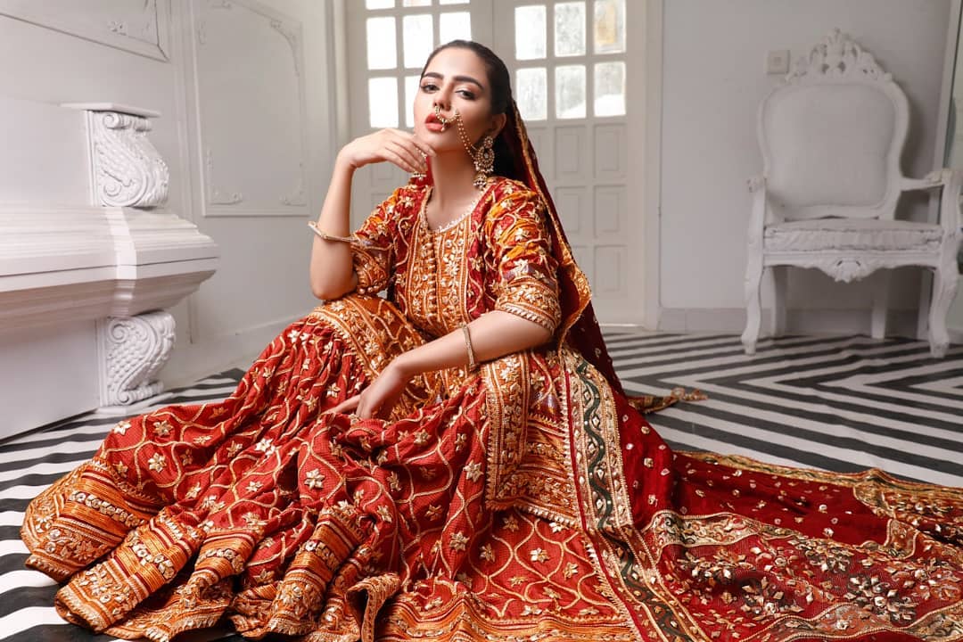 Actress Hina Ashfaq Latest Bridal Photoshoot