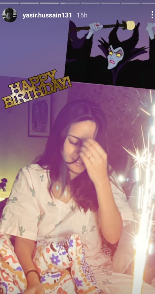 Yasir Hussain Wished Birthday To Iqra Aziz In Cutest Way Possible