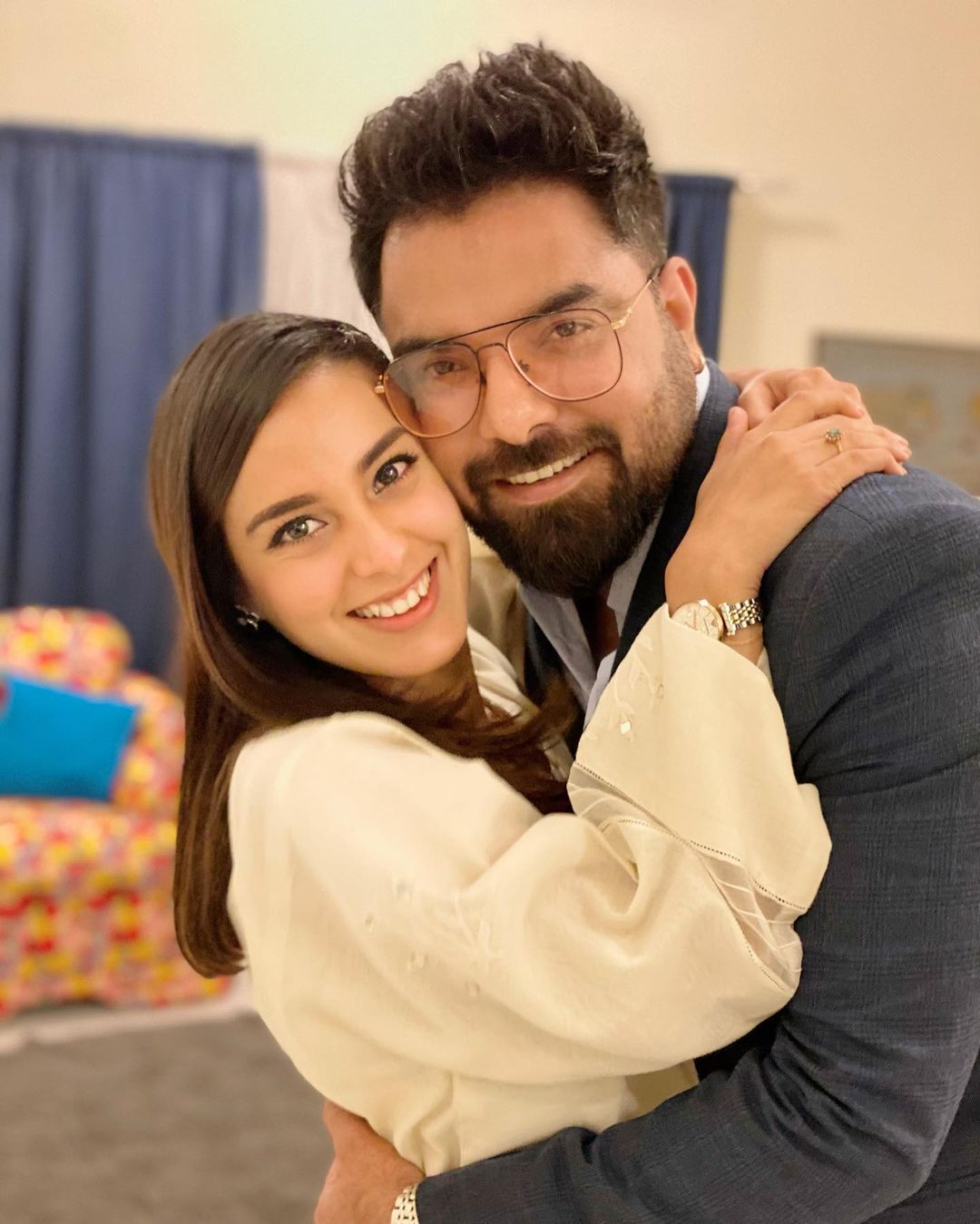 Iqra Aziz and Yasir Hussain Clicks from Birthday Dinner Date