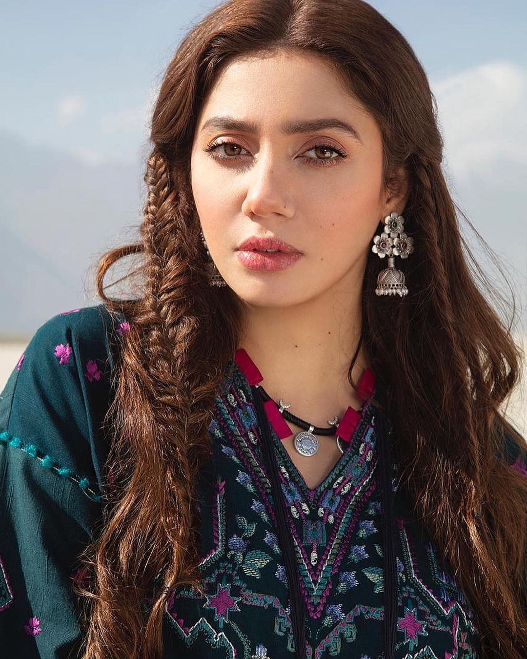 Mahira Khan Beautiful Clicks from Cold Desert Skardu