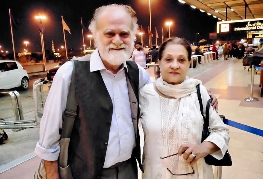 Beautiful Couple Manzar Sehbai And Samina Ahmed - Latest Pictures