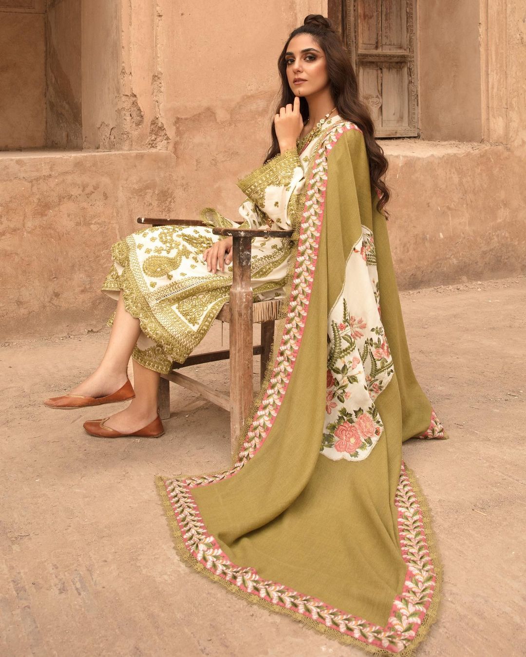 Crimson Winter Collection 2020 by Saira Shakira Featuring Maya Ali