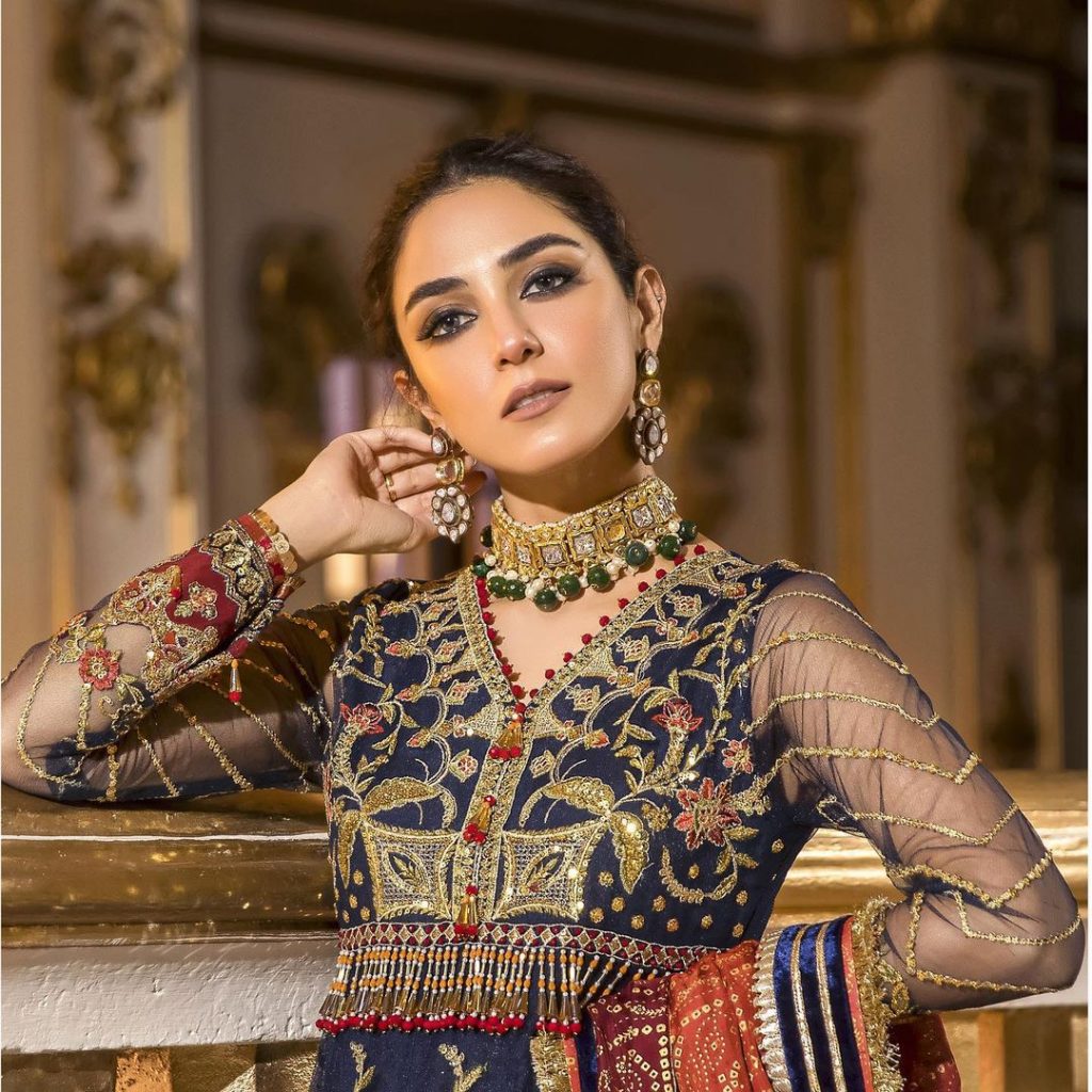 Maya Ali Looks Flawless In Noor Festive Collection