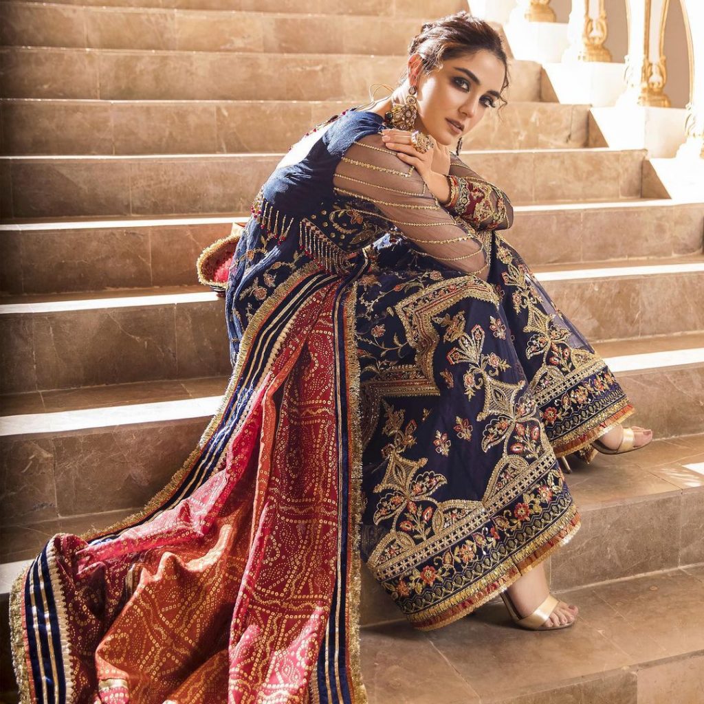 Maya Ali Looks Flawless In Noor Festive Collection