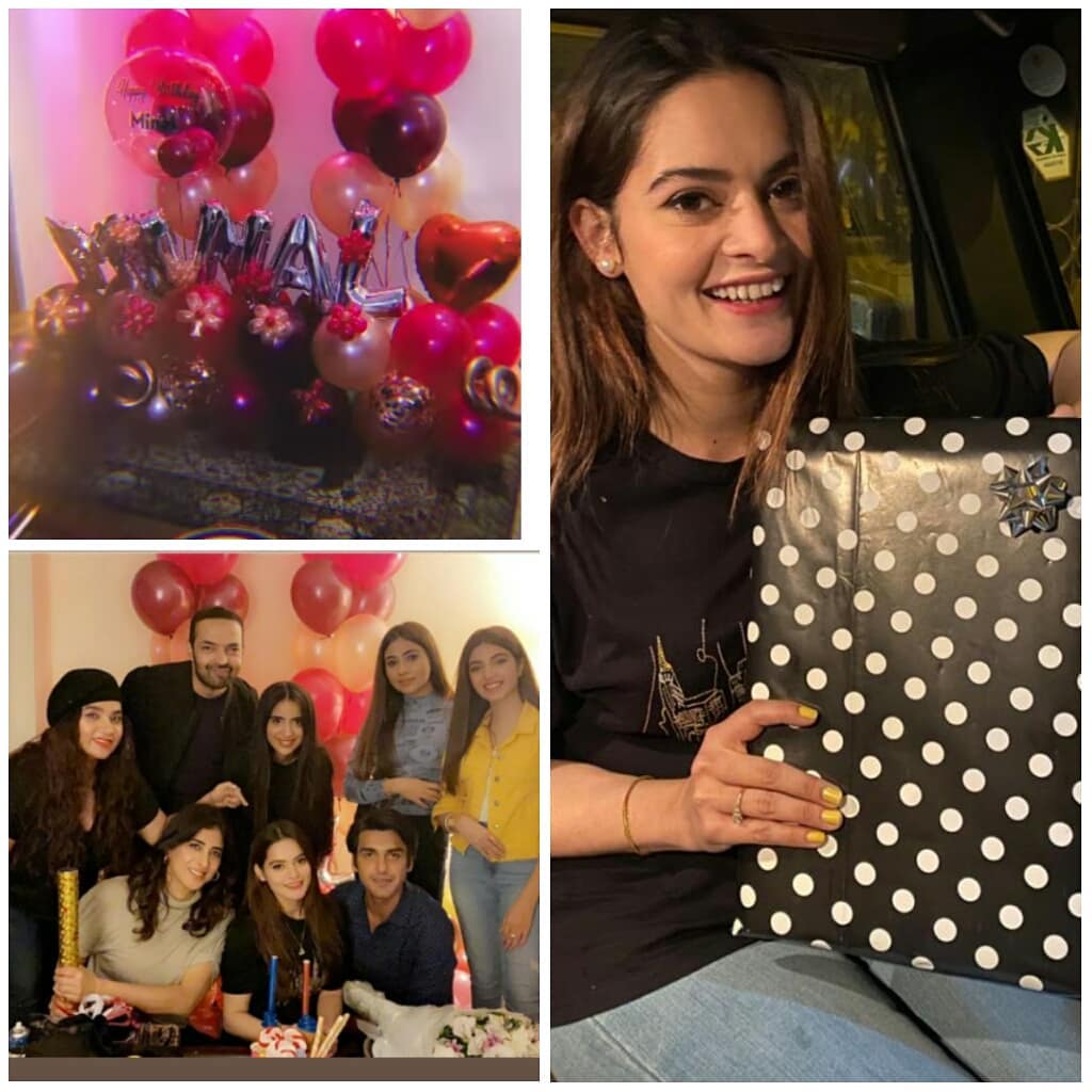 Minal Khan Birthday Pictures with Family and Friends